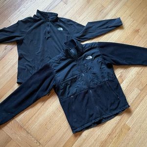 Northface jacket +a sweater